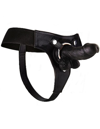 Realistic - 6 Inch - Strap-On - Black