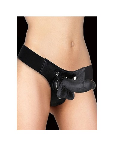 Realistic - 7 Inch - Strap-On - Black