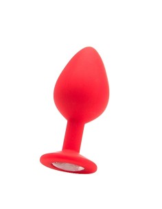 Large Diamond Butt Plug - Red