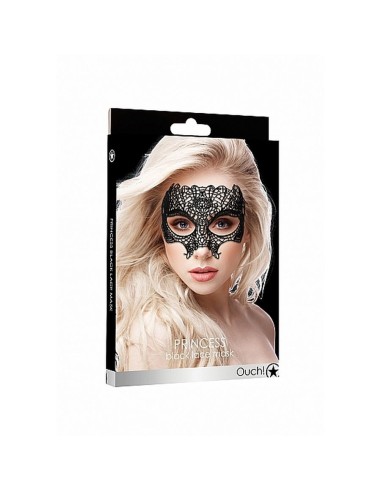 Princess Black Lace Mask - Black