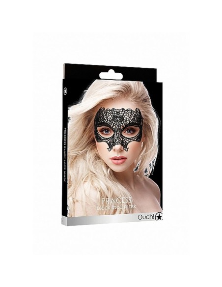 Princess Black Lace Mask - Black