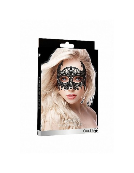 Empress Black Lace Mask - Black