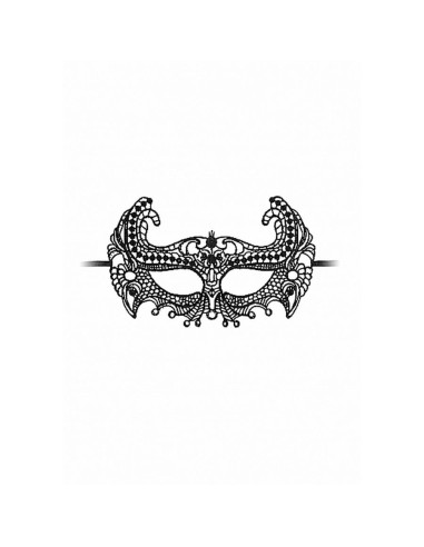 Empress Black Lace Mask - Black