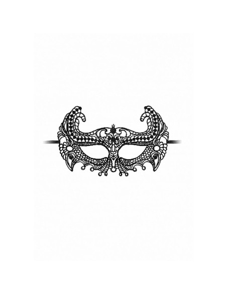 Empress Black Lace Mask - Black