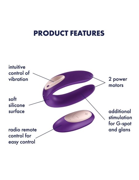 SATISFYER DOUBLE PLUS REMOTE