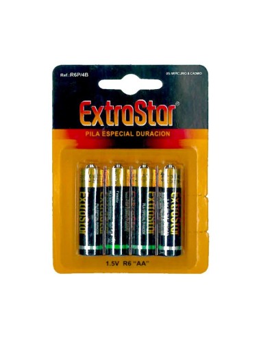 Batterie 1.5V AA Size 4 pezzi EXTRASTAR