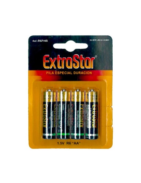 Batterie 1.5V AA Size 4 pezzi EXTRASTAR