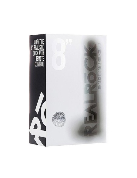 Vibrating Realistic Cock - 8" - With Sck