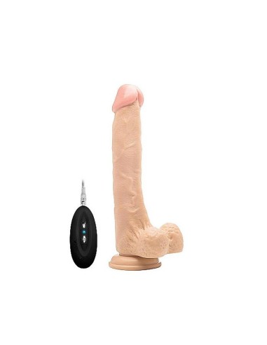 Vibrating Realistic Cock - 10" - With Sc