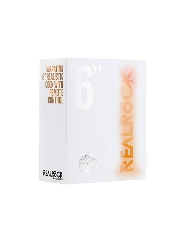 Vibrating Realistic Cock - 6" - Skin