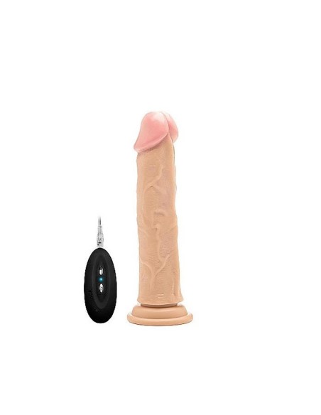 Vibrating Realistic Cock - 9" - Skin