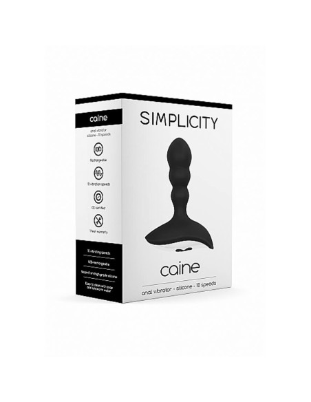 CAINE Anal vibrator - Black