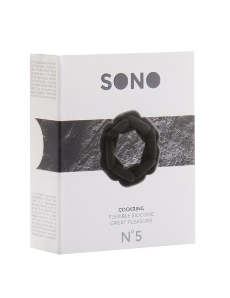 No.5 - Chain Cockring - Black