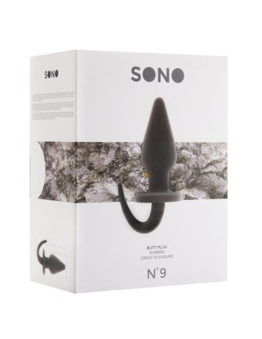 No.9 - Butt Plug - 6 Inch - Black