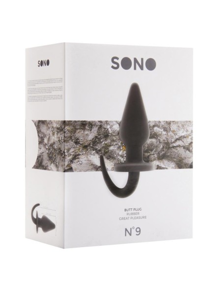 No.9 - Butt Plug - 6 Inch - Black