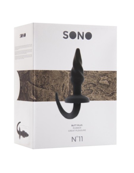 No.11 - Butt Plug - 6 Inch - Black