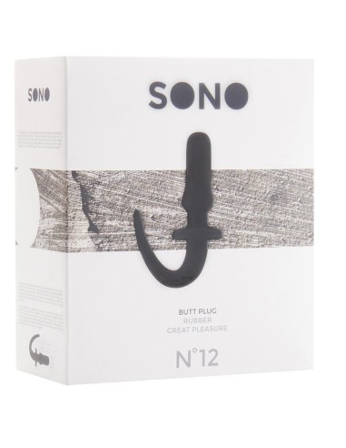 No.12 - Butt Plug - 4 Inch - Black