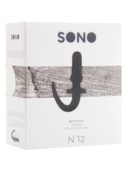 No.12 - Butt Plug - 4 Inch - Black