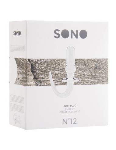 No.12 - Butt Plug - 4 Inch - Transparent