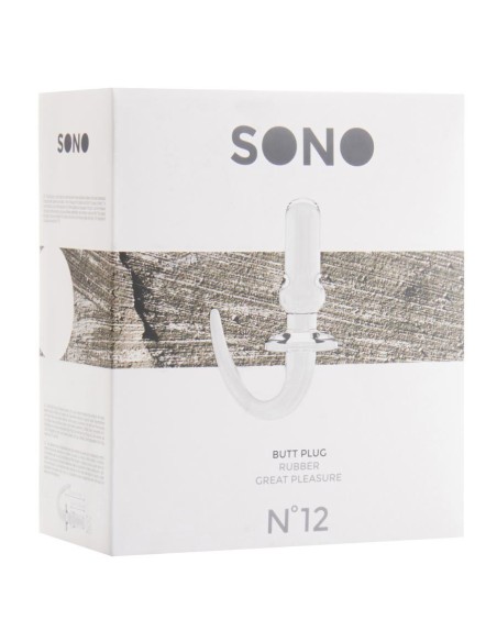 No.12 - Butt Plug - 4 Inch - Transparent