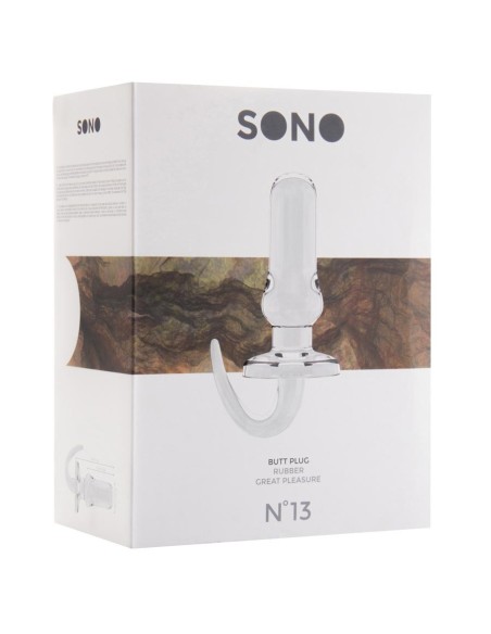 No.13 - Butt Plug - 6 Inch - Transparent