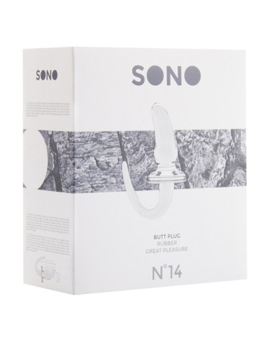 No.14 - Butt Plug - 4 Inch - Transparent