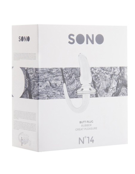 No.14 - Butt Plug - 4 Inch - Transparent