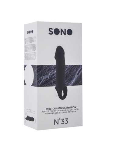 No.33 - Stretchy Penis Extension - Black