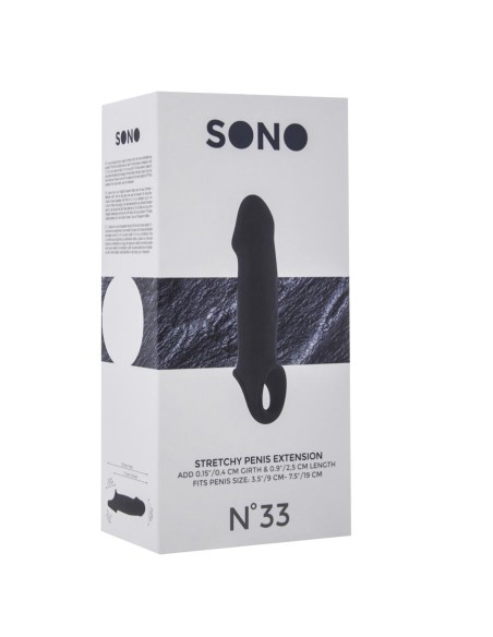 No.33 - Stretchy Penis Extension - Black