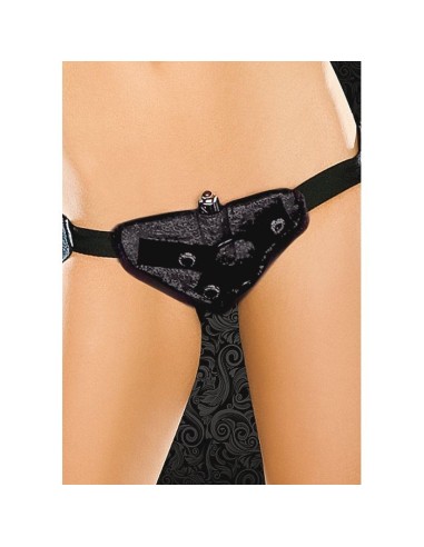 Vibrating Harness - Black