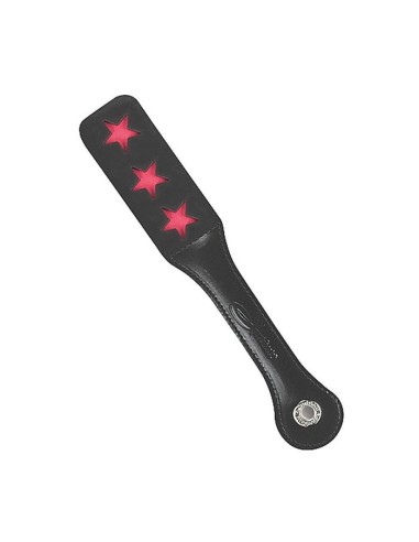 12 Inch Leather Star Impression Paddle