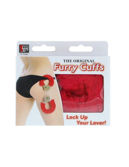 DREAM TOYS HANDCUFFS WITH PLUSH RED