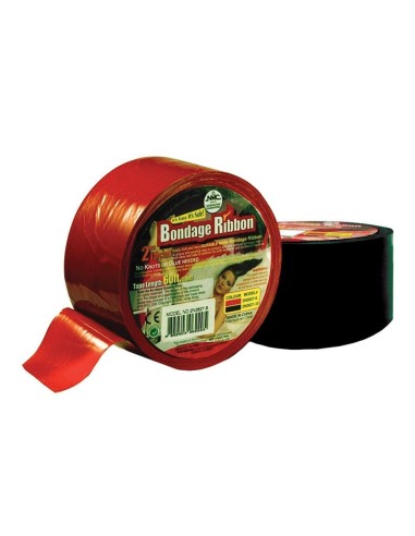 BONDAGE RIBBON 5CM/18MTR BLACK