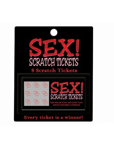 SEX! SCRATCH TICKETS