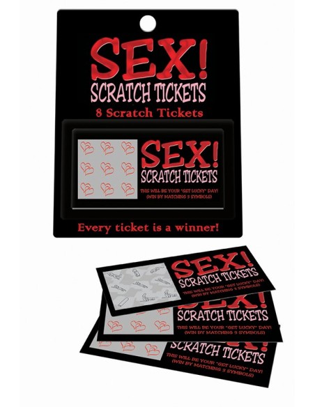 SEX! SCRATCH TICKETS