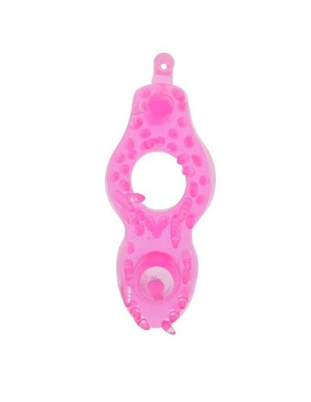 LAVA UP CLEAR PINK STRETCHABLE RING