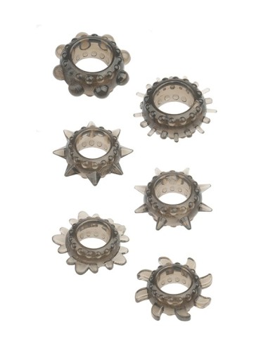 MENZSTUFF 6PC STRETCHABLE RING SET