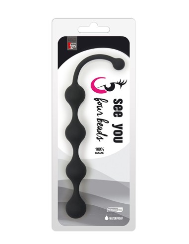 ALL TIME FAVORITES FOUR BEADS ANAL BLACK