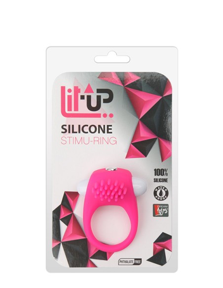 ESSENTIALS SILICONE STIMU RING PINK