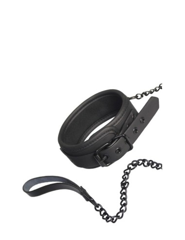 BLAZE COLLAR AND LEASH BLACK