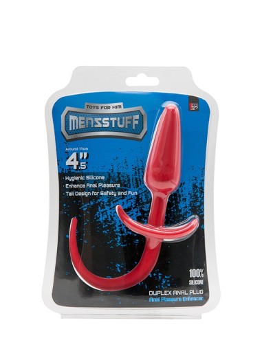 MENZSTUFF DUPLEX ANAL PLUG RED