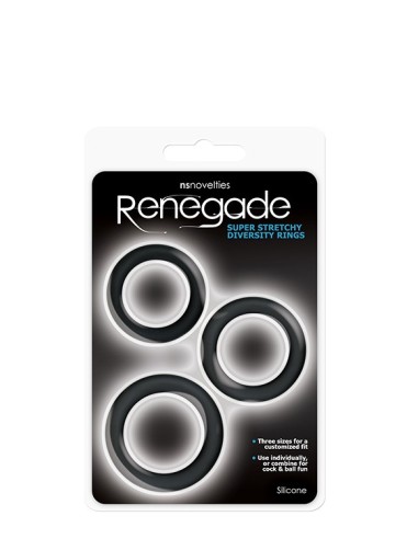 RENEGADE DIVERSITY RINGS BLACK