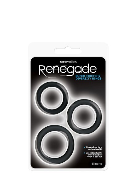 RENEGADE DIVERSITY RINGS BLACK