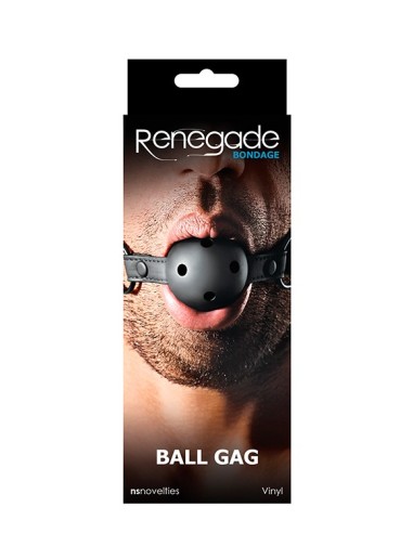 RENEGADE BONDAGE BALL GAG BLACK