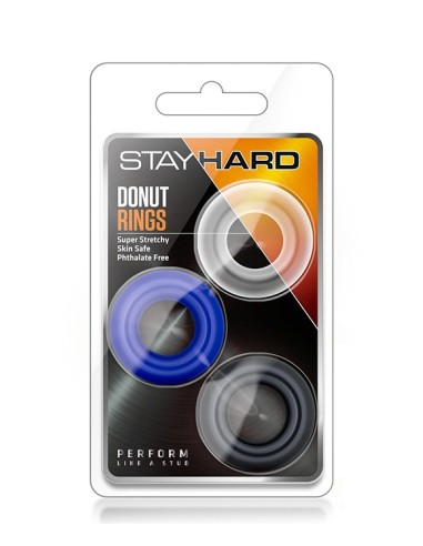 STAY HARD DONUT RINGS ASSORTED