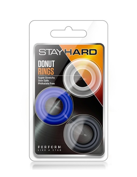 STAY HARD DONUT RINGS ASSORTED