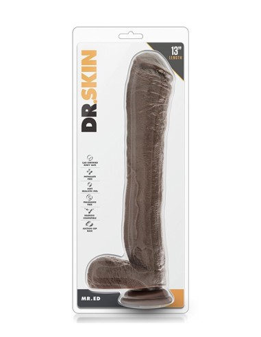 DR. SKIN MR. ED 13 INCH DILDO WITH BALLS