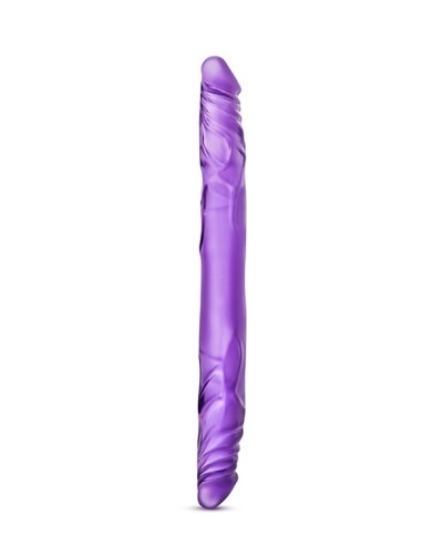 B YOURS 14 INCH DOUBLE DILDO PURPLE