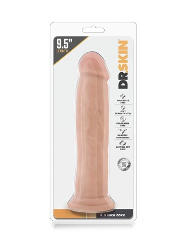 DR. SKIN 9.5 INCH COCK VANILLA