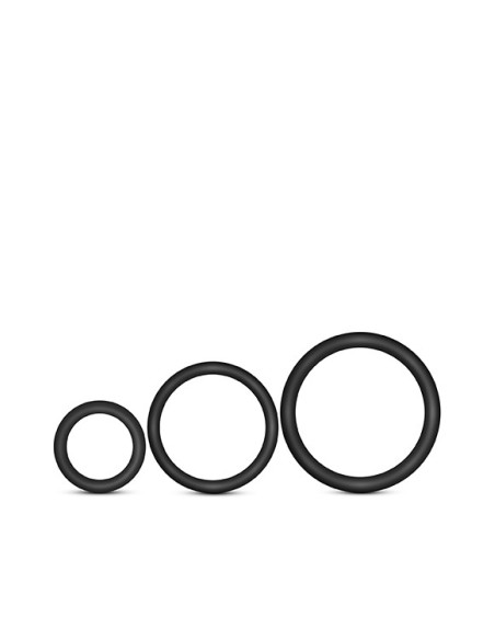 PERFORMANCE VS4 COCK RING SET BLACK